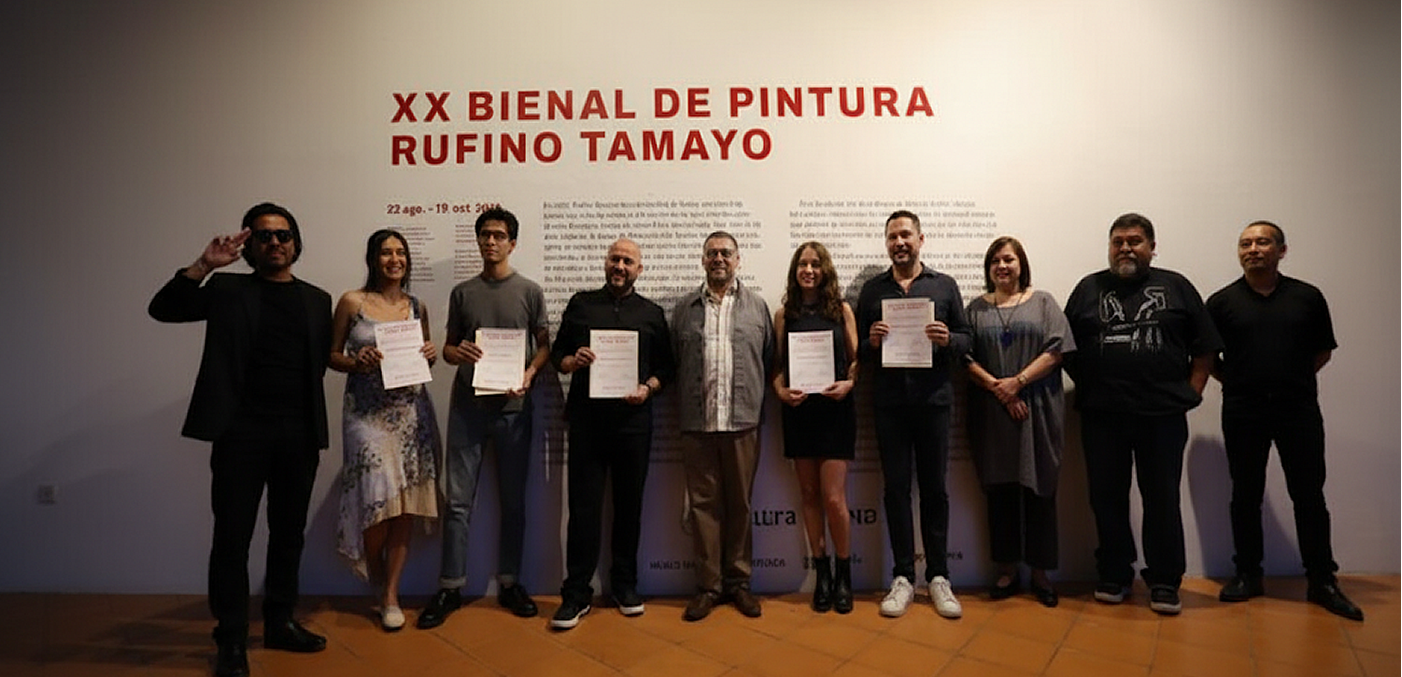 Inauguration night at MACCO during the Rufino Tamayo Painting Biennial