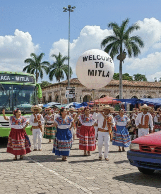 Comment se rendre à Mitla depuis la ville d’Oaxaca