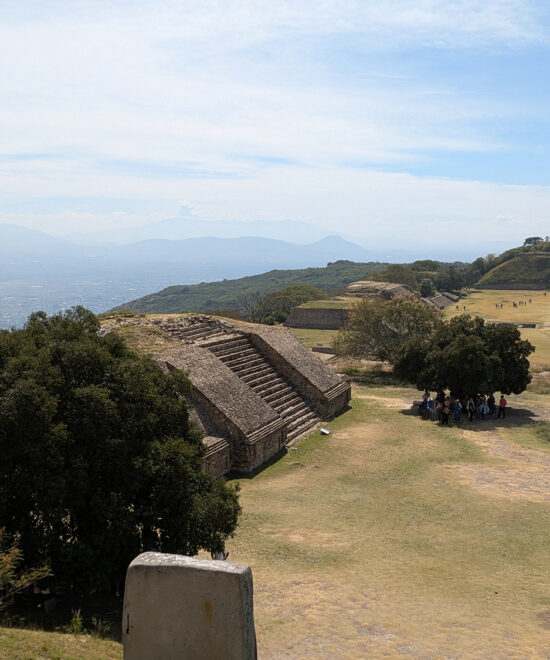 North Platform and Palaces - Monte Alban Oaxaca