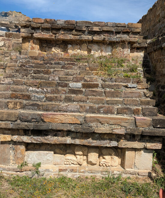 North Platform and Palaces - Monte Alban Oaxaca