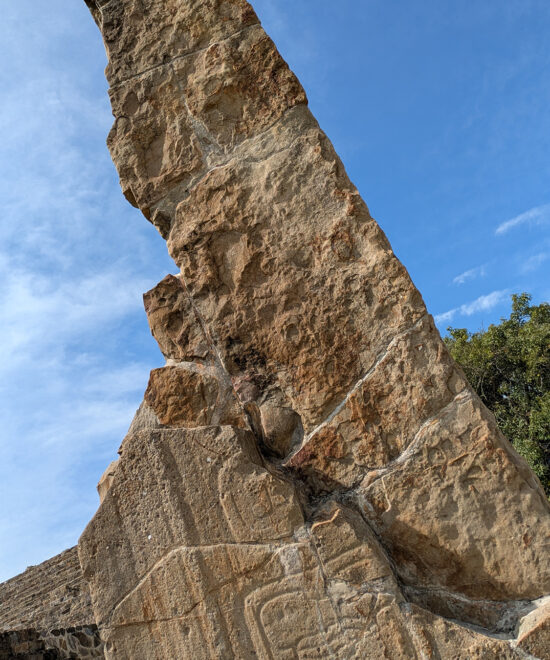 Stelae 18 - Monte Alban Oaxaca