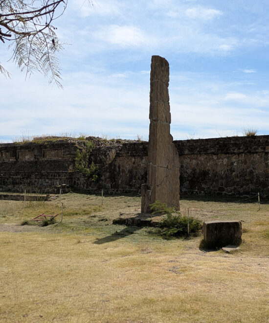 Stelae 18 - Monte Alban Oaxaca