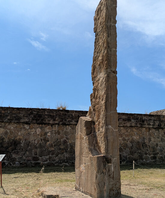 Stelae 18 - Monte Alban Oaxaca
