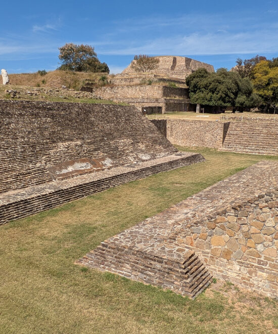 Ballcourt Monte Alban Oaxaca