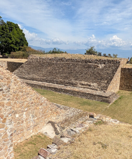 Ballcourt Monte Alban Oaxaca