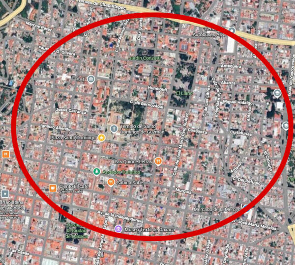What Is the Best Neighborhood to Stay in to Be Within Walking Distance of the Main Processions During Semana Santa in Oaxaca?
