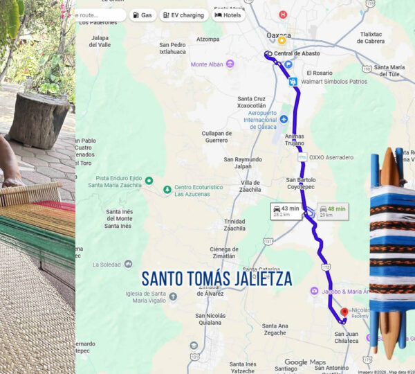 How to get to Santo Tomás Jalieza, Oaxaca