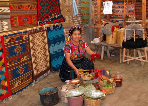 Los tapetes zapotecos de Teotitlán del Valle en Oaxaca