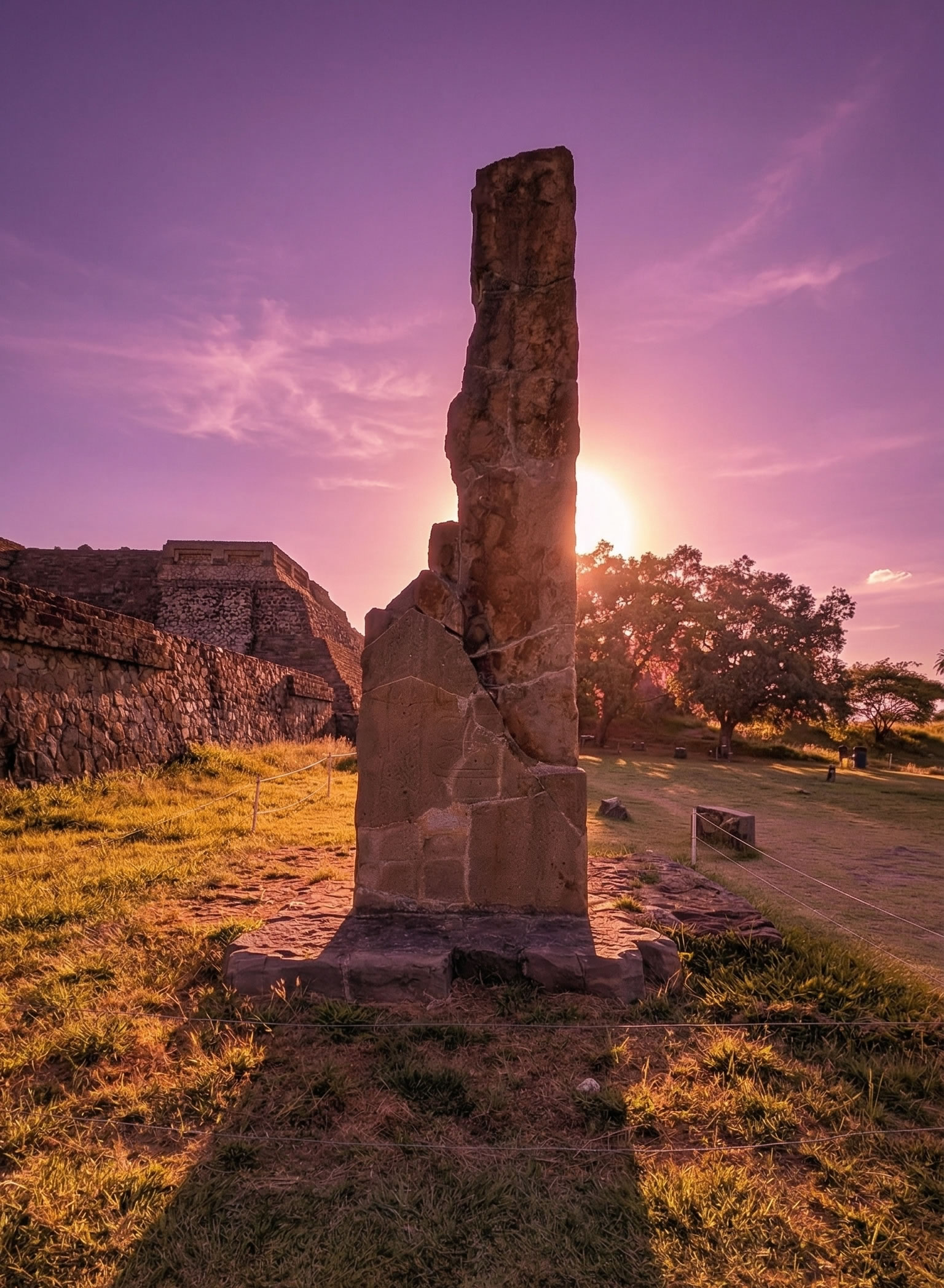 Monte Albán archaeological site, Oaxaca, Mexico