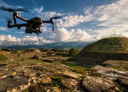 Reglas y regulaciones para el uso de drones en Monte Albán