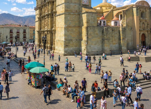 Cómo son las multitudes en la ciudad de Oaxaca a mediados de julio