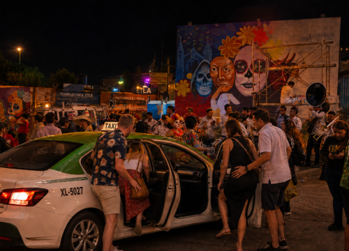 La seguridad y logística para regresar a la ciudad de Oaxaca después de una muerteada