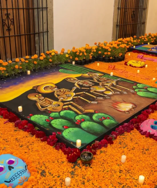 The Tapetes de Arena of Oaxaca: The Ephemeral Sand Art of Día de Muertos