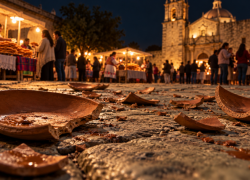 Where Can You Break Plates in Oaxaca for the Buñuelos Tradition?